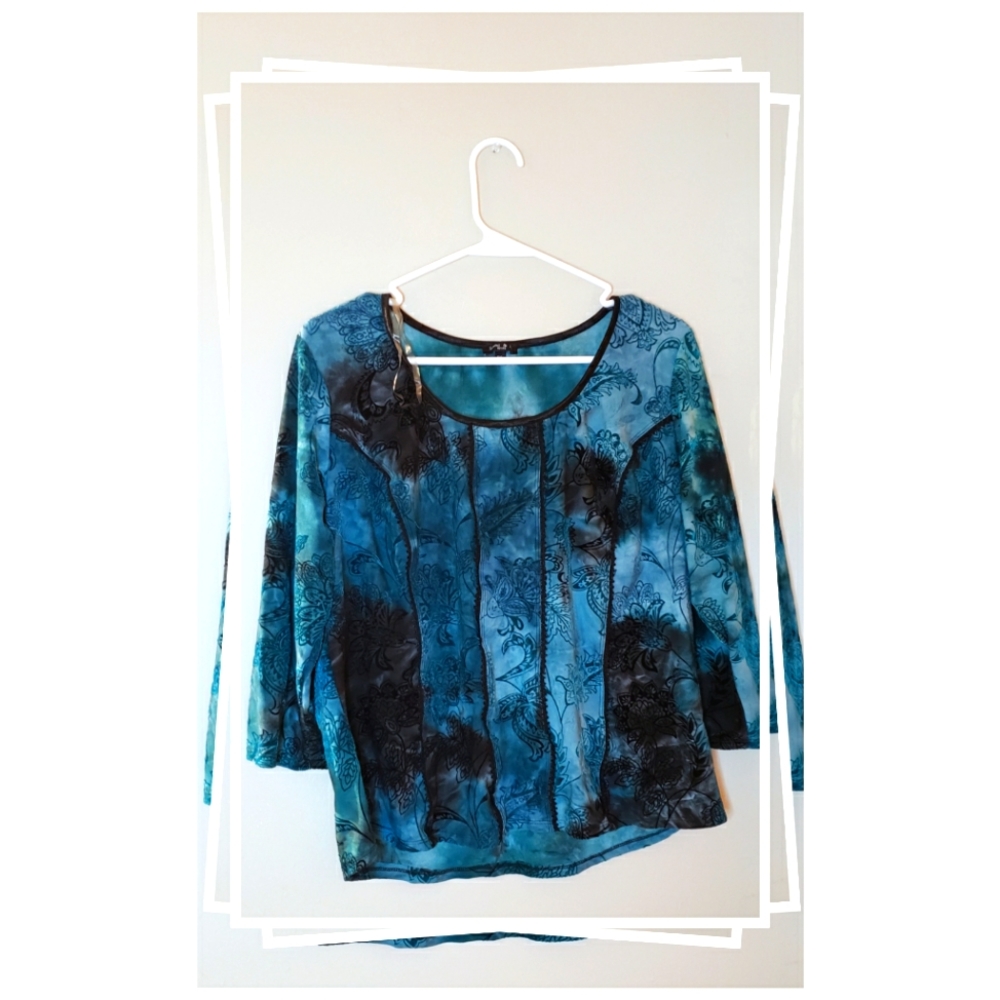 Sami & Jo velvet top  petite X large